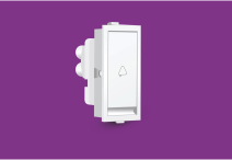 10 Amp Bell Push Flat Switch 1 M (Classic) (V1026) – V-Five Series | Vinayak Electricals